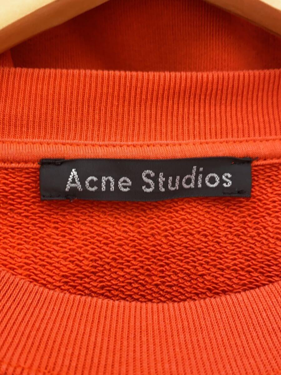 Acne Studios(Acne)◆穴有/スウェット/M/コットン/オレンジ/無地/FA-UX-SWEA000010_画像3