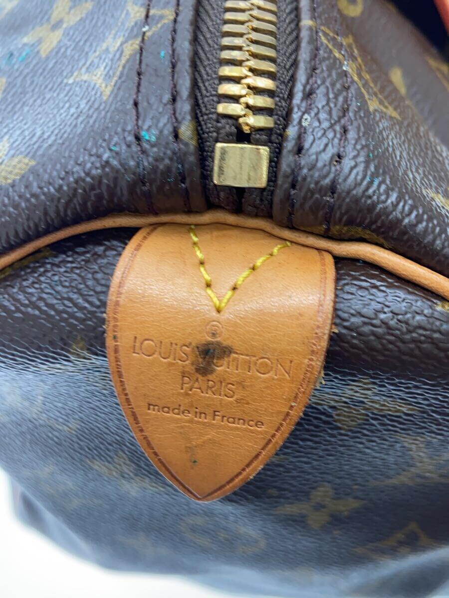 LOUIS VUITTON◆キーポル45_モノグラム・キャンバス_BRW/PVC/BRWの画像5