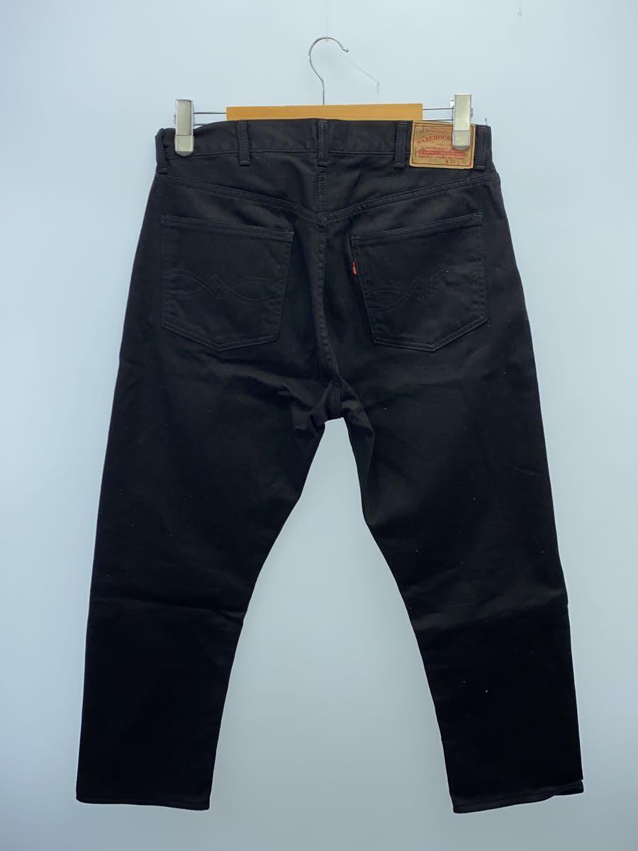 WAREHOUSE◆PIQUE PANTS/ボトム/33/コットン/BLK/1096_画像2