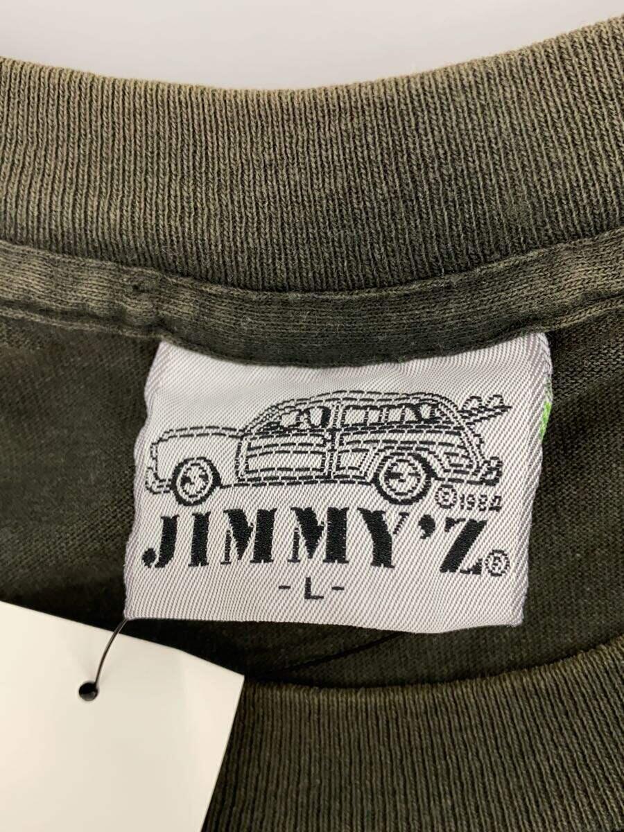 JIMMY’Z◆90s/USA製/両面プリント/Tシャツ/L/コットン/BLK/プリント_画像3