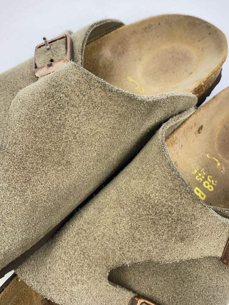 BIRKENSTOCK◆チューリッヒ/サンダル/24.5cm/BEG/スウェード_画像9