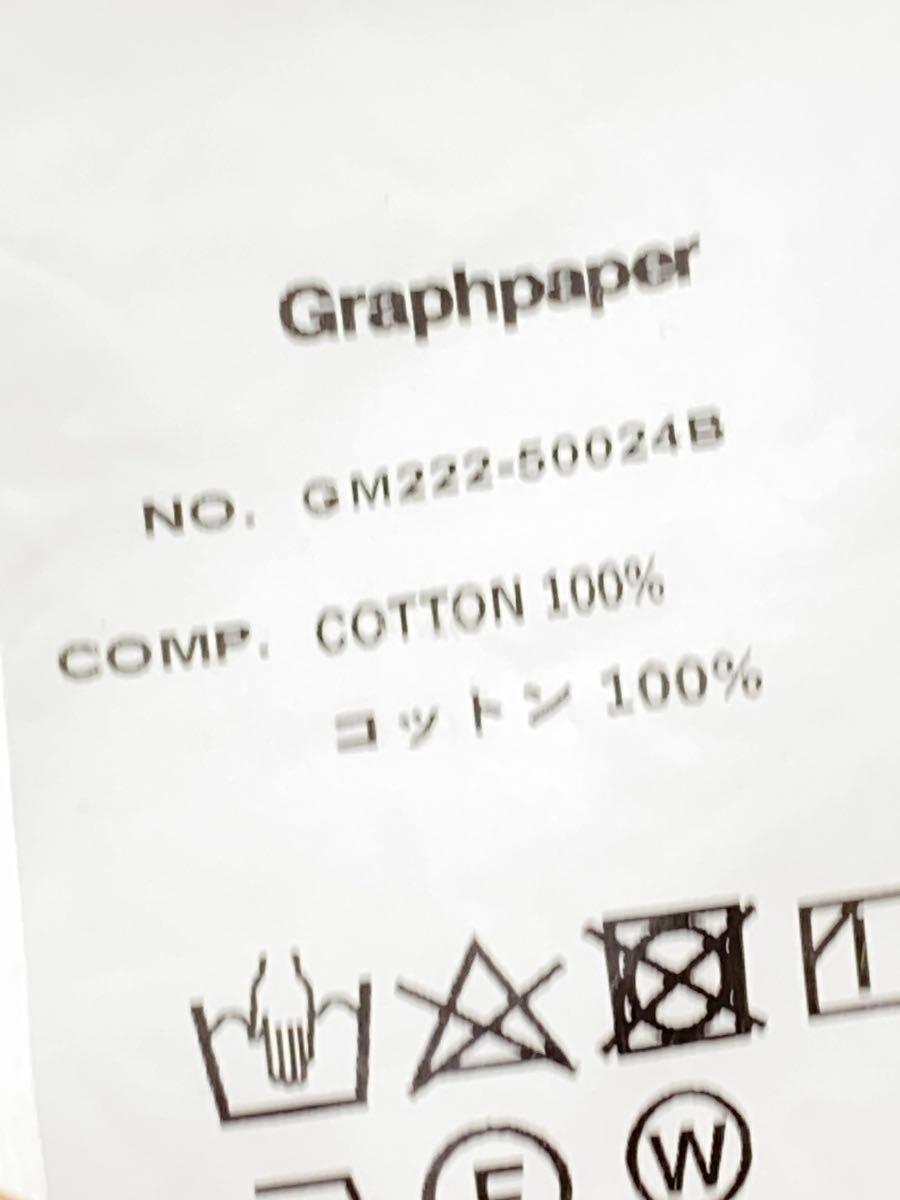 Graphpaper◆オックスフォードオーバーサイズS/S BDシャツ/FREE/WHT/gm222-50024b_画像5