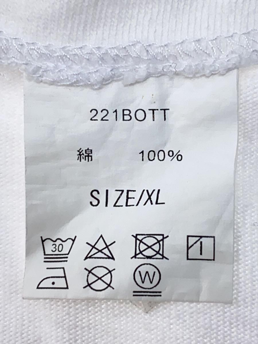 BoTT◆22SS/Tシャツ/XL/コットン/WHT_画像4
