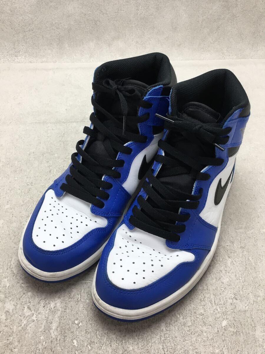 NIKE◆Air Jordan 1 Retro High OG Game Royal/ハイカットスニーカー/28cm/BLU//_画像2