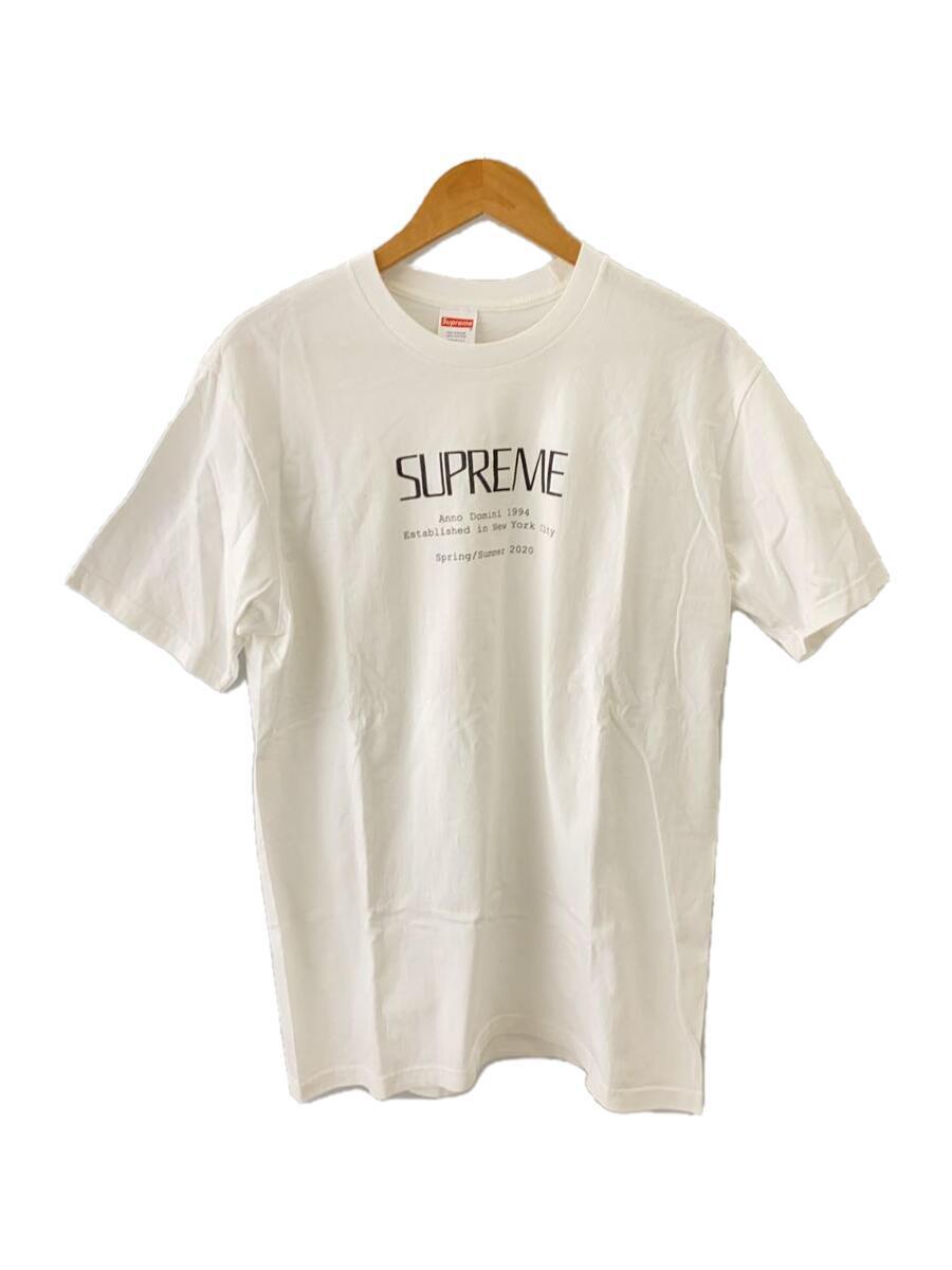 Supreme◆20SS Anno Domini Tee/Tシャツ/M/コットン/WHT//_画像1