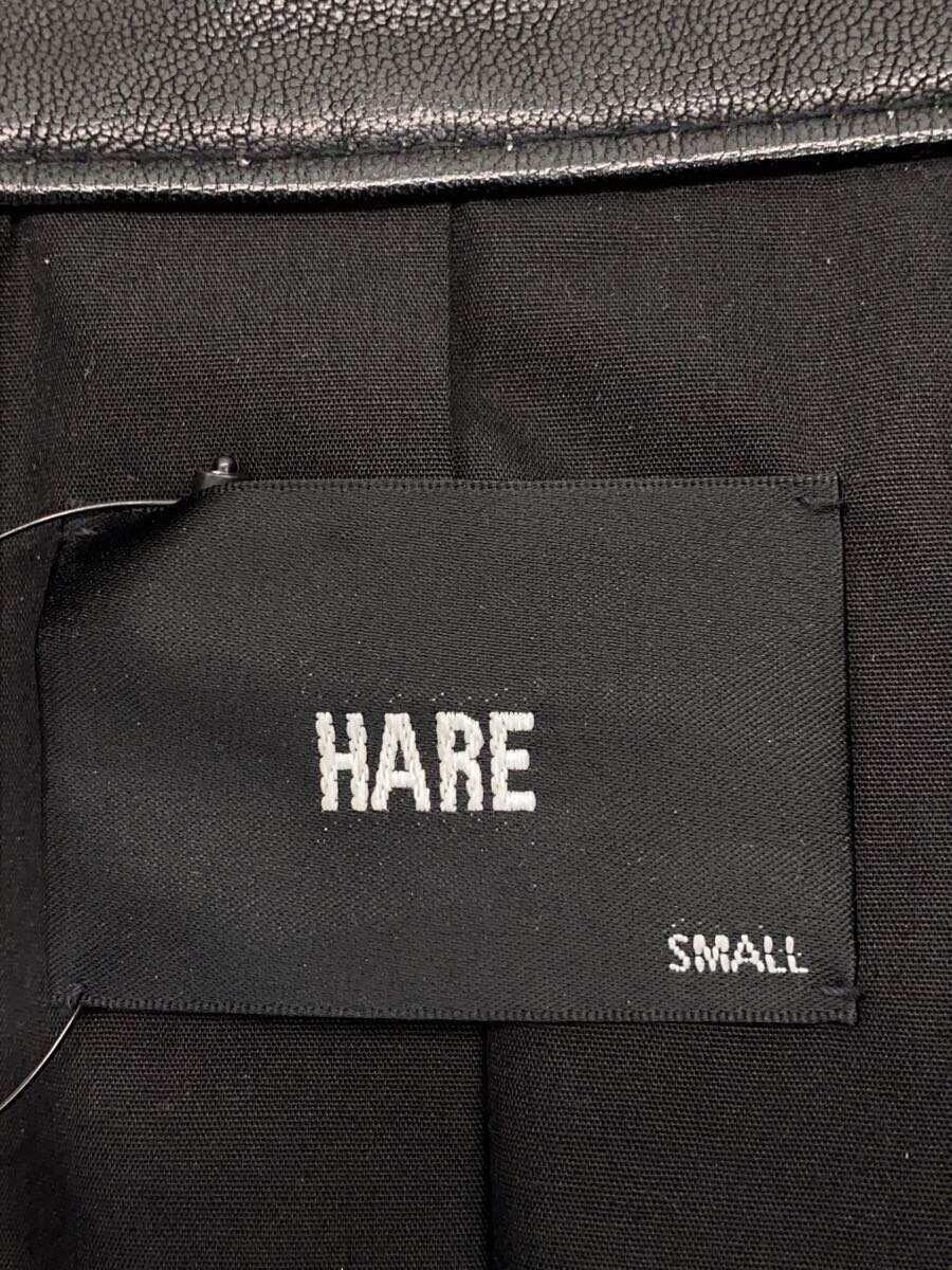 HARE* single rider's jacket /S/ sheep leather /BLK/HA030003N9