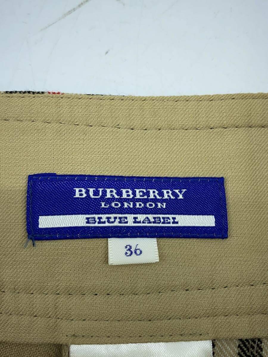 BURBERRY LONDON◆スカート/36/コットン/BRW/チェック//の画像4