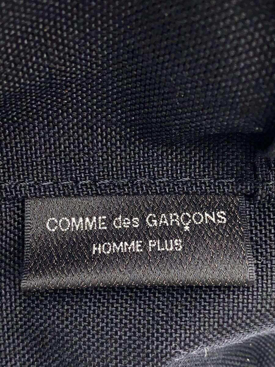 COMME des GARCONS HOMME PLUS◆デイパック/Lサイズ/バックパック/リュック/ナイロン/BLK/無地/PZ-K205_画像5