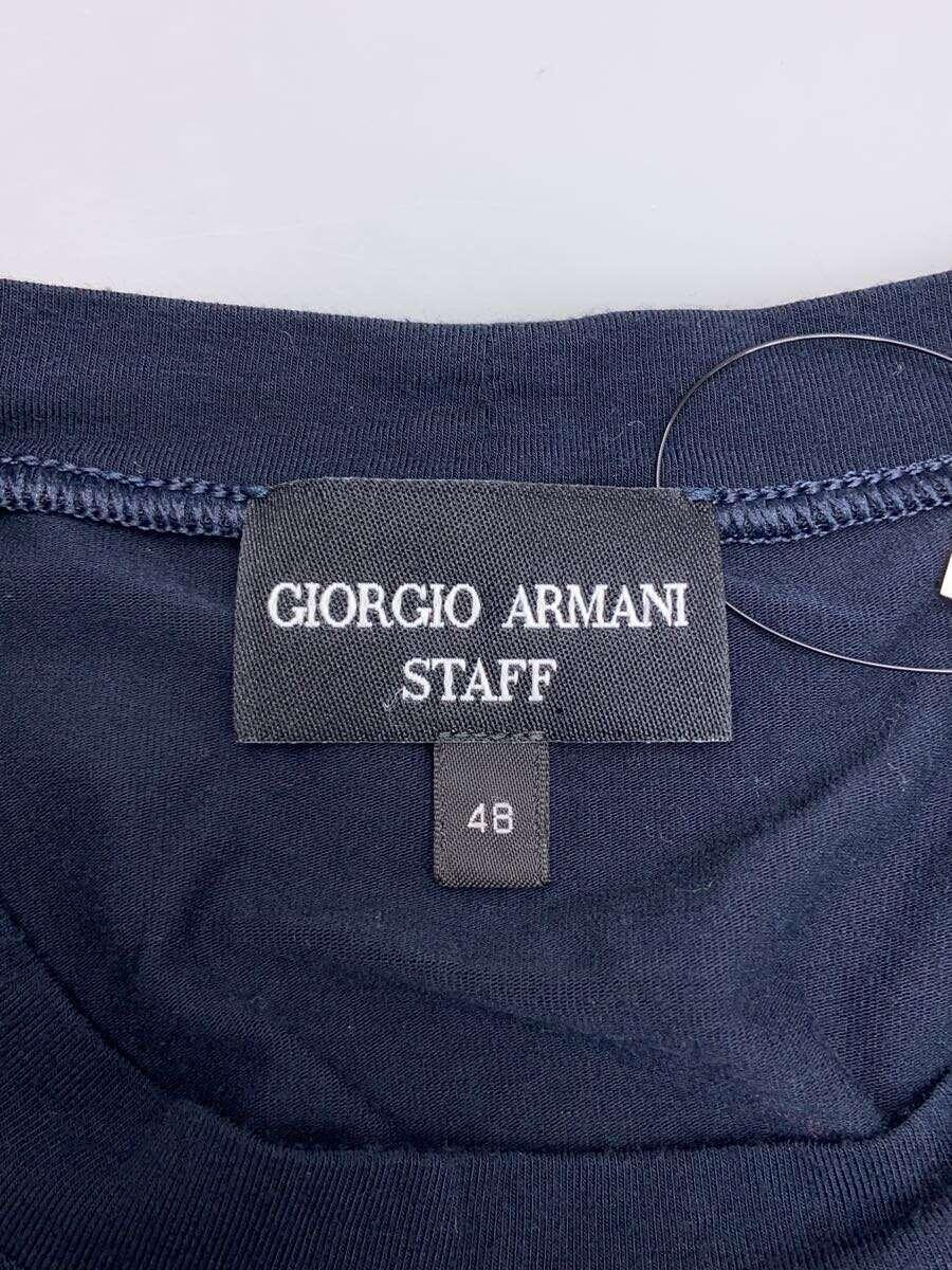 GIORGIO ARMANI◆Tシャツ/48/-/NVY_画像3