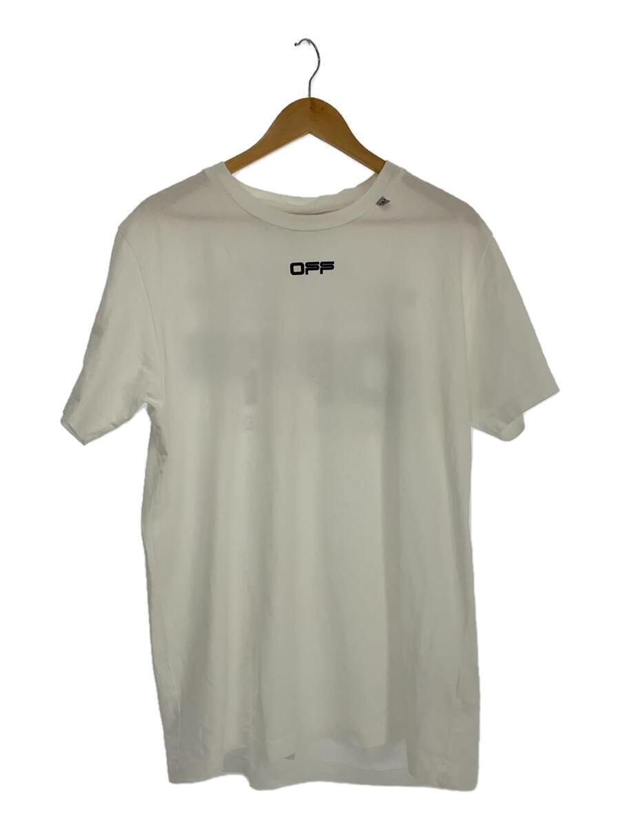 OFF-WHITE◆Tシャツ/L/コットン/WHT/無地/OMAA027R20185004_画像1