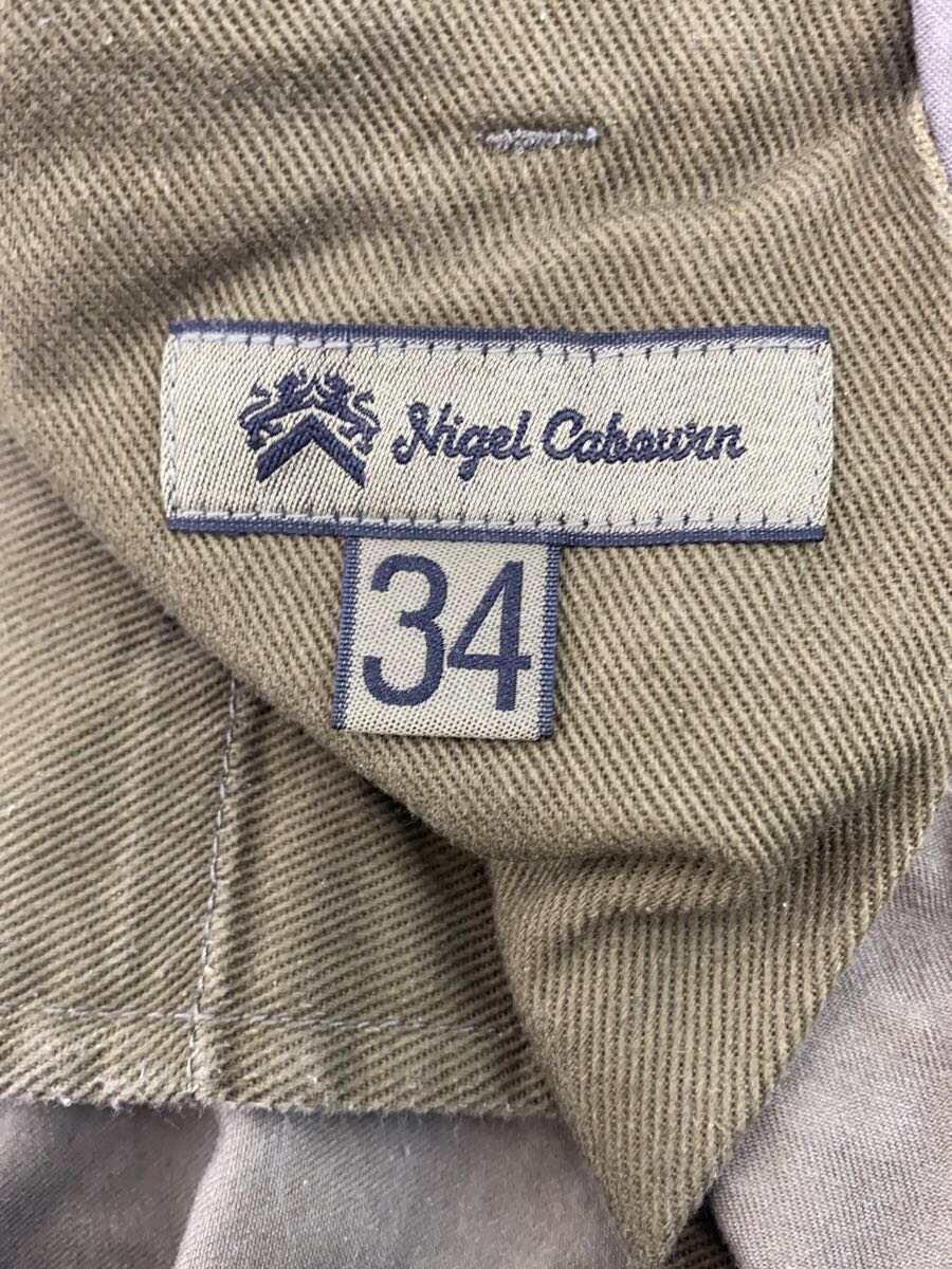 Nigel Cabourn◆BASIC CHINO PANT/ボトム/34/コットン/KHK/8042-00-50020_画像4