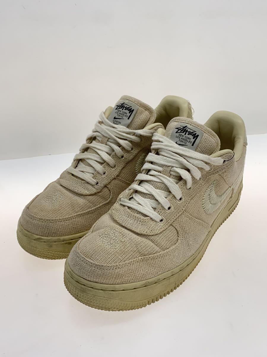 NIKE◆AIR FORCE 1 LOW / STUSSY_エアフォース 1 ロー / ステューシー/US9/CRM_画像2