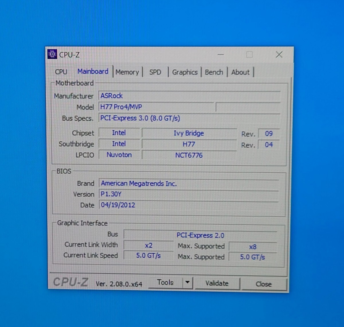 【ASRock】 H77 Pro4/MVP LGA1155 第2,3世代マザーボード 動作確認済みの画像6