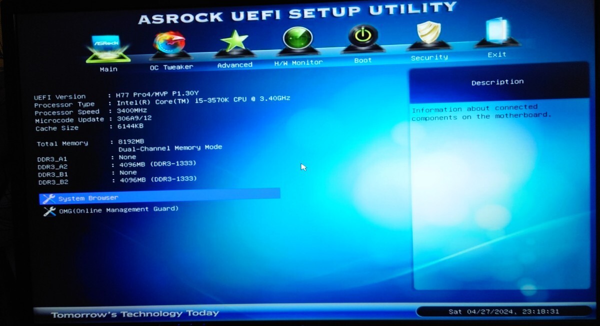 【ASRock】 H77 Pro4/MVP LGA1155 第2,3世代マザーボード 動作確認済みの画像7