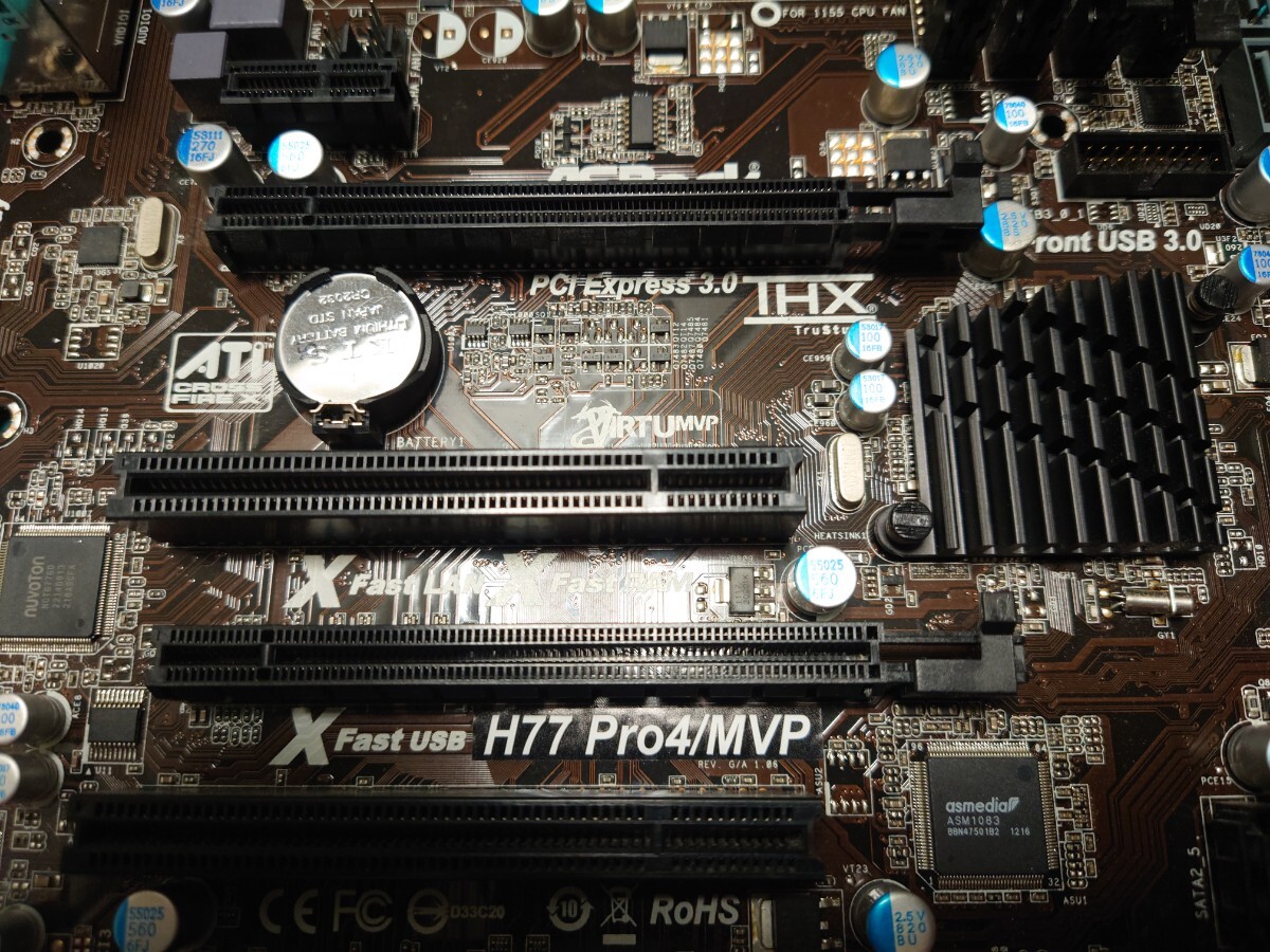 【ASRock】 H77 Pro4/MVP LGA1155 第2,3世代マザーボード 動作確認済みの画像4