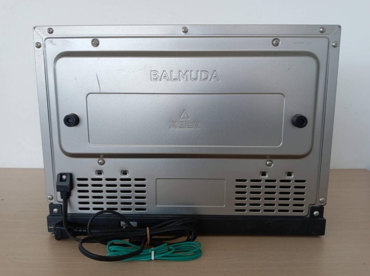 BALMUDA バルミューダ K04-SU 2019年製 オーブンレンジ 通電確認済 ステンレス 中古の画像5
