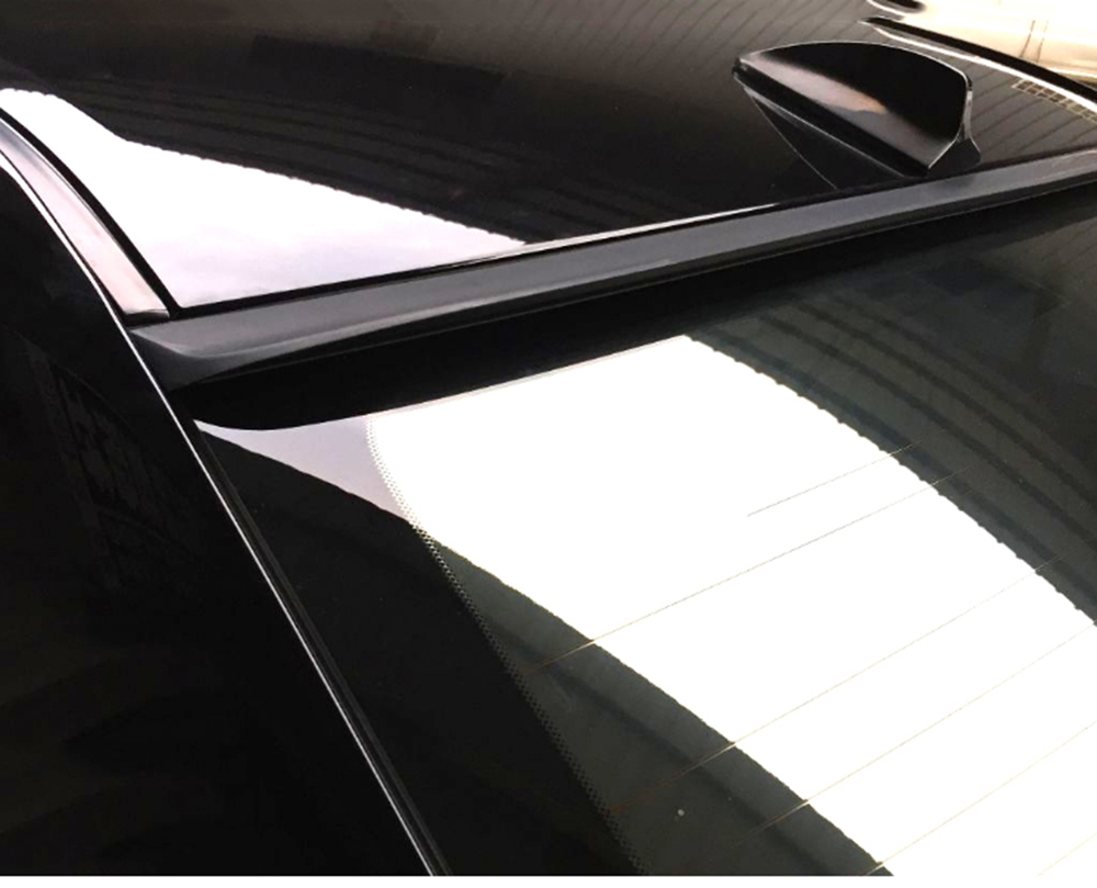 素地 艶消黒 BRS リアルーフスポイラー トヨタ プリウス ZVW50 2015-2022 汎用 PVC PUF ウイング スポイラー _画像5