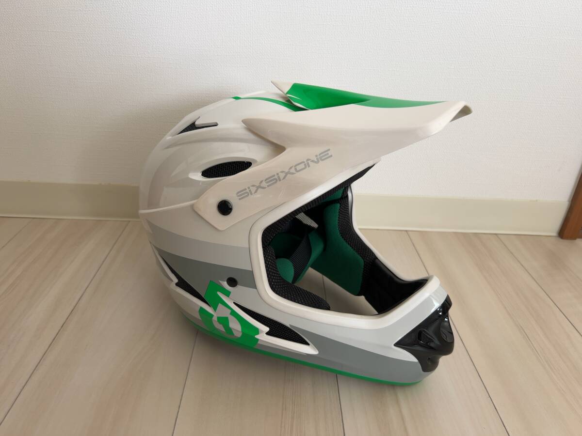 MTB SIXSIXONEフルフェイスヘルメットMサイズ 56～58cm・未使用品収納袋付_画像2