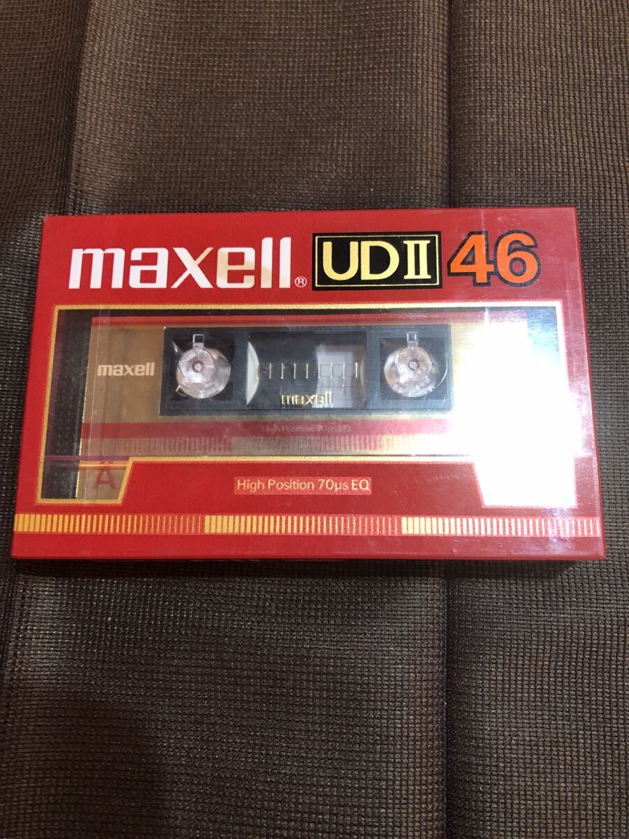 maxell UDⅡ 46◎カセットテープ 未使用 HIGH CrO2 70μs 日立マクセルの画像1