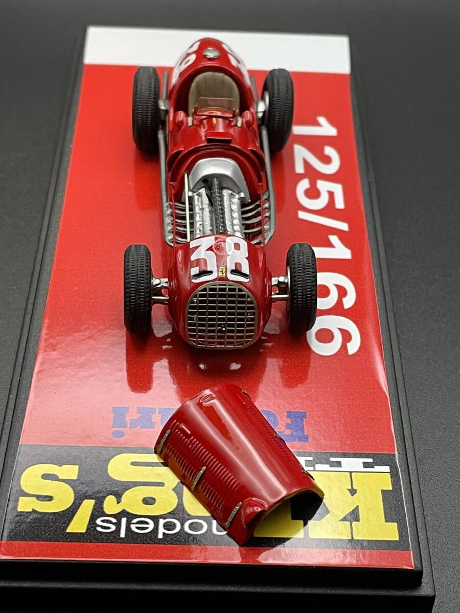 超レア King’s Models 1/43 Ferrari 125 GP Monaco 1950 限定6台  の画像2