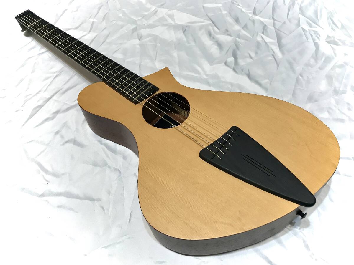 ★CORONA APS-100HS☆ヘッドレス★MINI AcousticGuitar☆珍品★_画像1