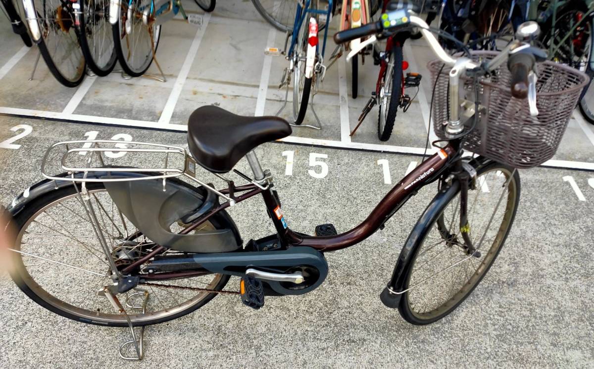 ☆中古電動アシスト自転車 YAMAHA PAS ジャンク扱い 4の画像2