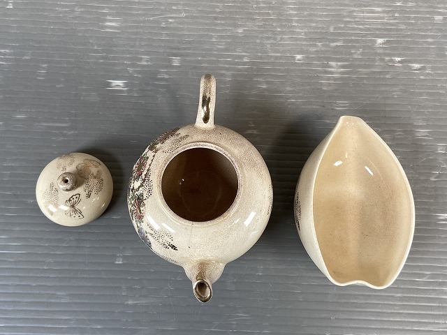 萬古　煎茶器　茶器　急須　煎茶椀　_画像9