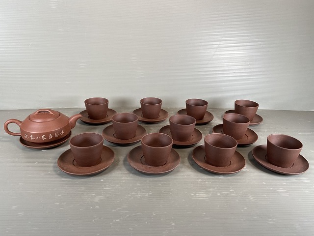 中国宣興 煎茶器 急須 煎茶椀 セット 茶器 の画像1