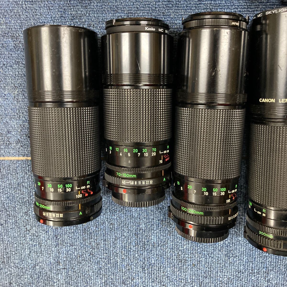 【A16】計26個　まとめ売り　Canon FD 単焦点レンズ　ズーム　135mm 200mm 300mm 100-200mm ジャンク品_画像8