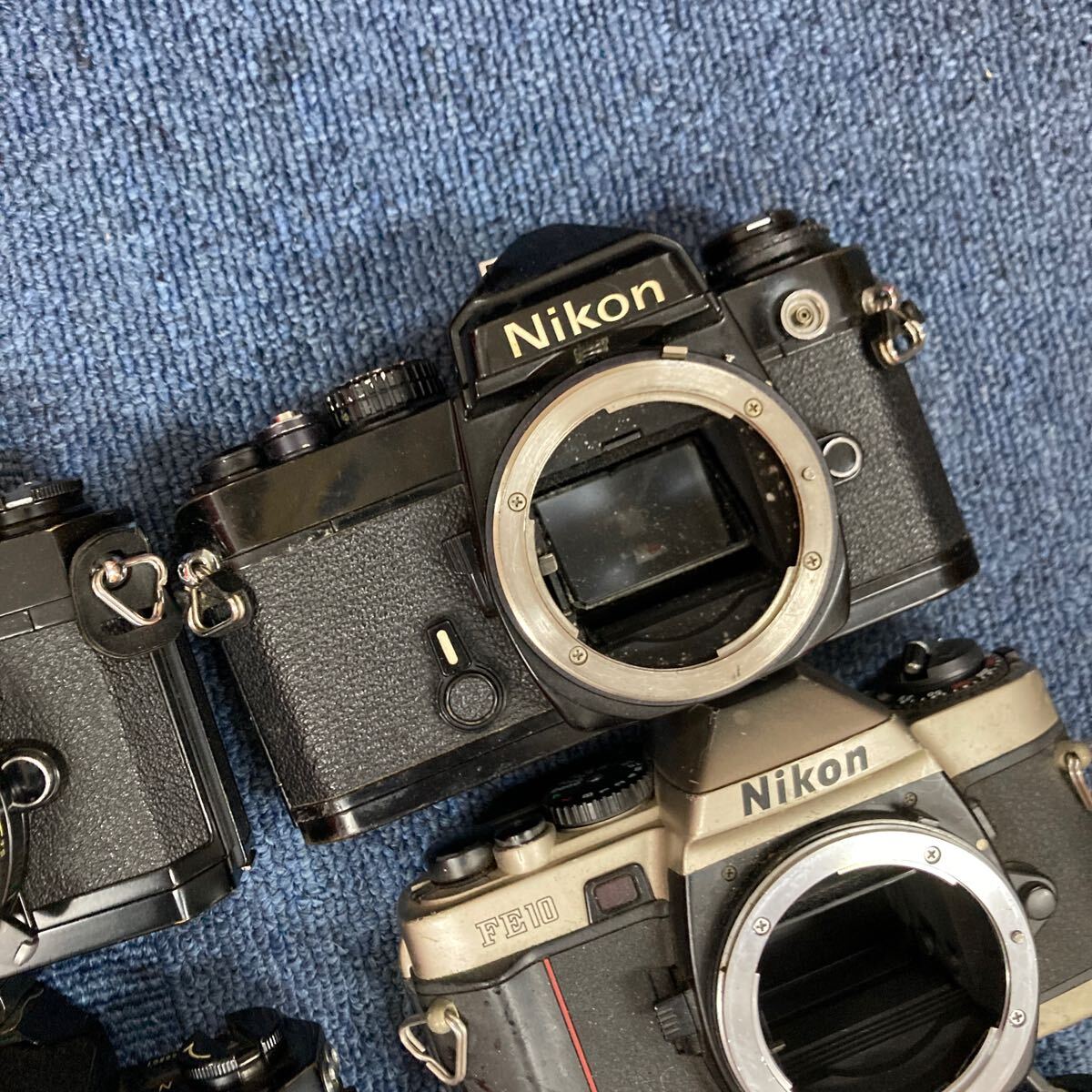 【A28】計13個　Nikon 一眼レフカメラ　まとめ売り　フィルムカメラ　FE EL Nikomat ブラック　ジャンク品_画像10