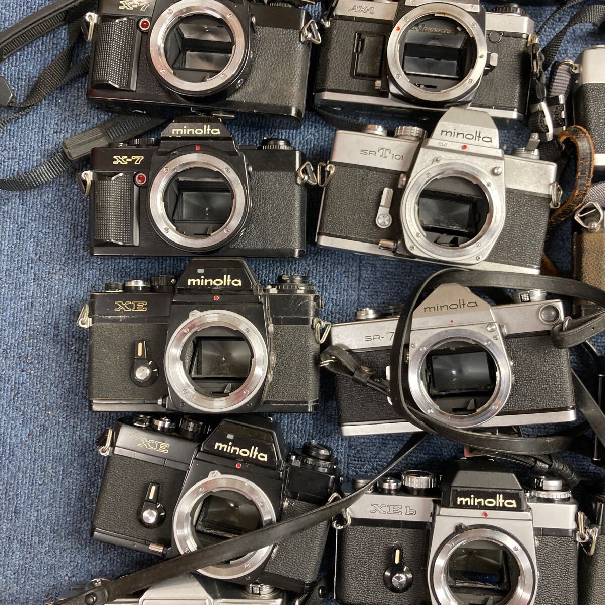 【A31】計36個　レア　一眼レフフィルムカメラ　まとめ売り　Konica MINOLTA Petri Cosina Fujica 等　ジャンク品_画像5