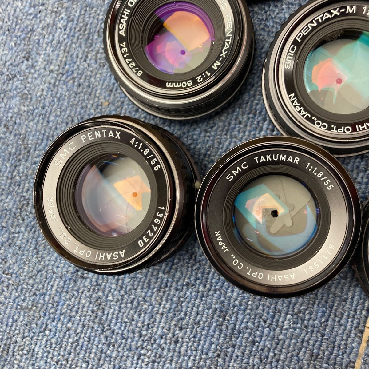 [A64] total 25 piece PENTAX Takumar single burnt point lens set sale 50mm F1.4 F1.8 F2 F1.7 55mm 28mm 35mm etc. 