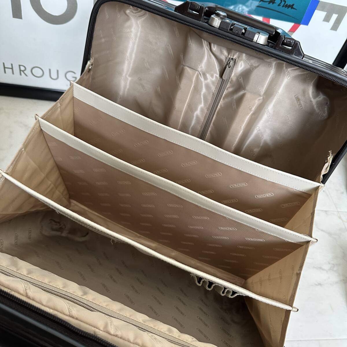 [ prompt decision / immediate payment ] machine inside bringing in bag attaching RIMOWA Rimowa SALSA salsa Brown business to lorry TSA lock suitcase 852.40