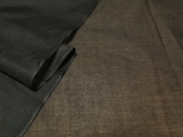 アイロン接着 布接着芯 やや薄 ソフト 黒 10m 布帛系&手芸用の画像2