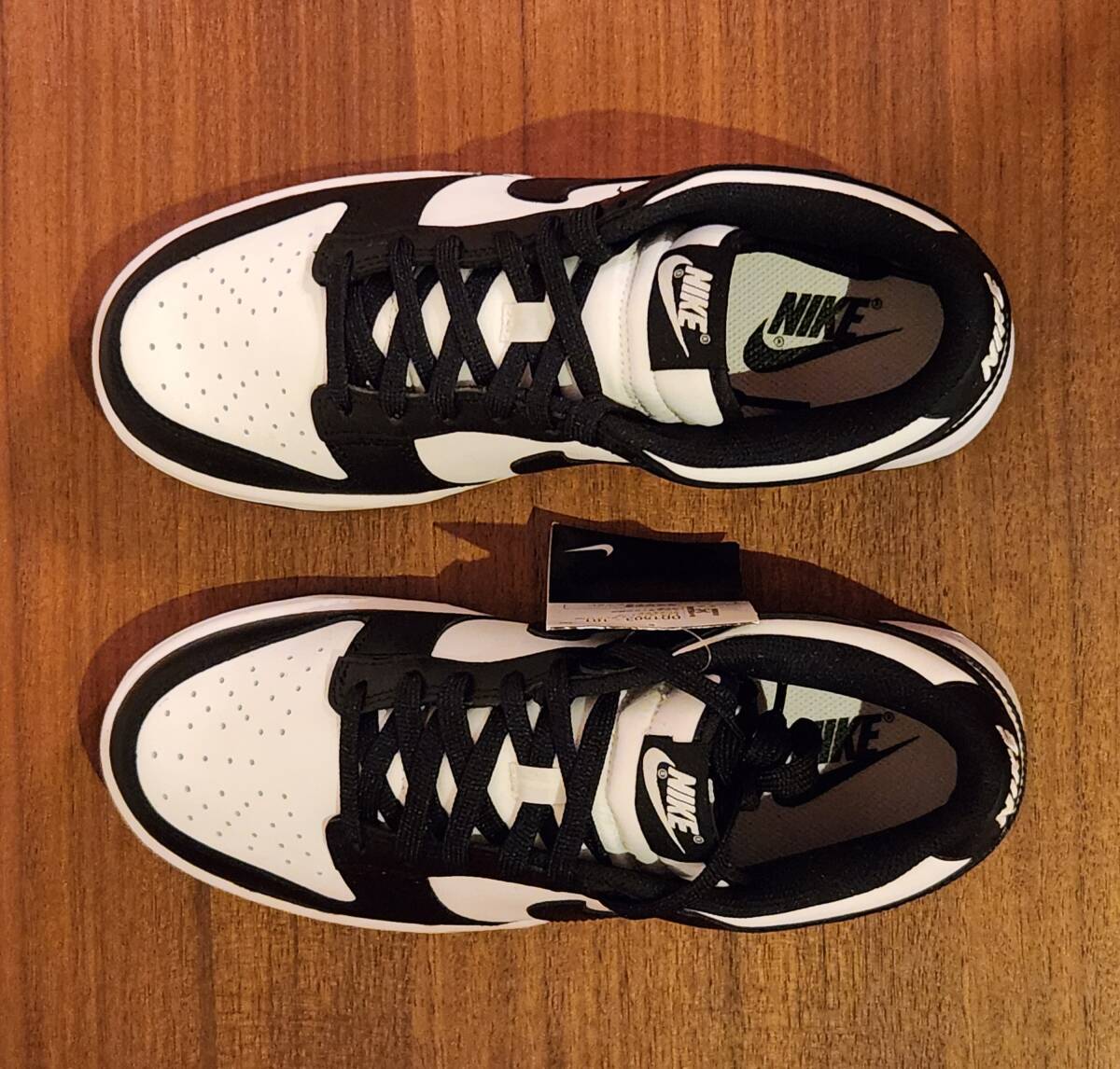 【新品未使用】ナイキ ダンク Nike Dunk Low Retro White Black 25cm DD1503-101 パンダの画像6