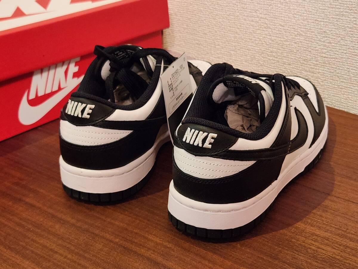 【新品未使用】ナイキ ダンク Nike Dunk Low Retro White Black 25cm DD1503-101 パンダの画像3