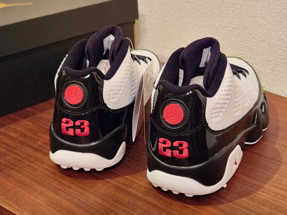 【新品未使用】Nike Air Jordan 9 Golf White/Black/True Red 28cm FJ5934-100 ナイキ ゴルフ ジョーダンの画像3