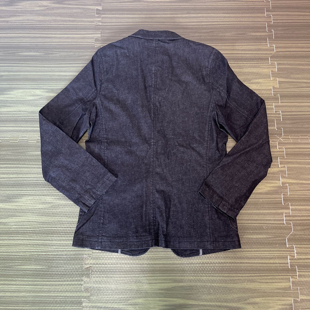 5-6 new goods BLUE CROSS black Denim stretch jacket tailored Denim jacket Kids L 160 18,800 jpy + tax 
