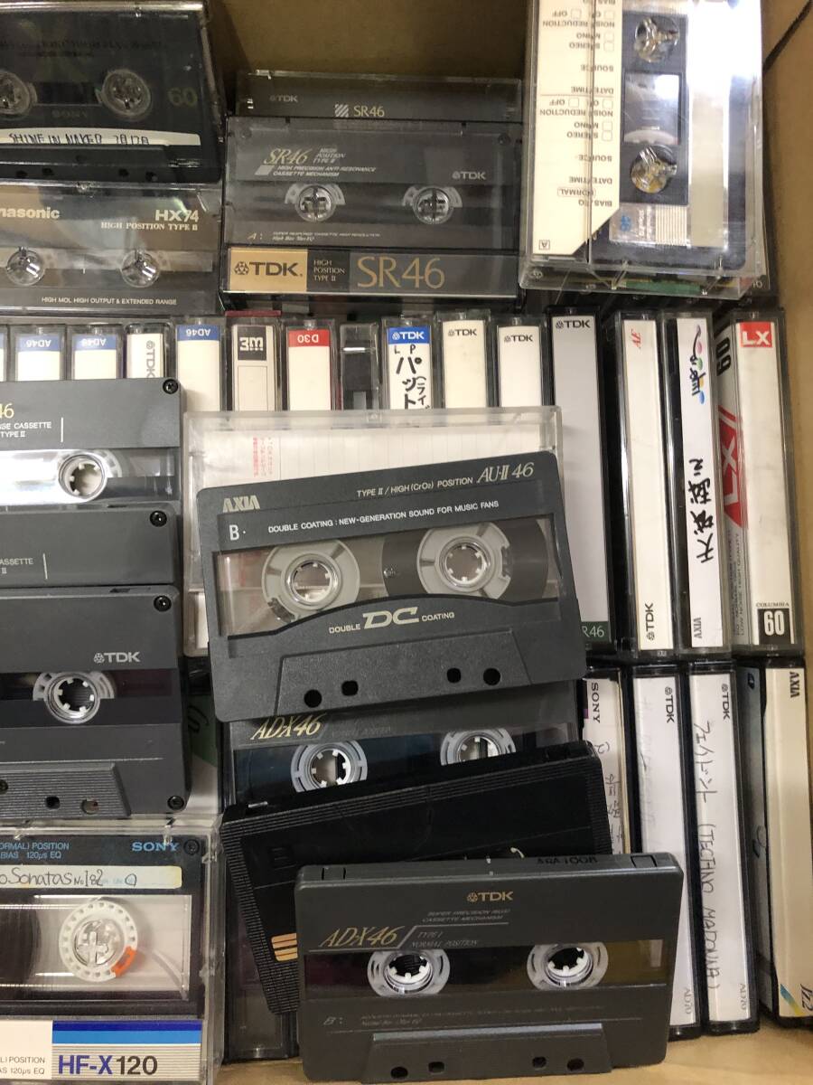 使用済み 音楽用カセットテープ 225本 TDK, SONY、MAXWELL、etcの画像4