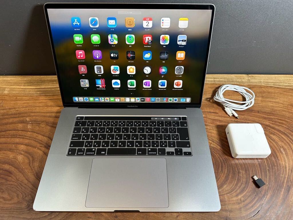 「最上位美品充電 1回」Apple MacBook PRO Retina 16inch 2019/CPUi9 2.4GHZ/64GB/GPU8GB/SSD2TB/office2019/Windows11の画像1