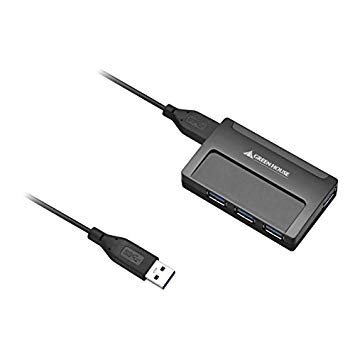 【vaps_5】[中古品]グリーンハウス 4ポートUSBハブ USB3.0対応 GH-UH304AK バスパワー/セルフパワー両対応 送込の画像1