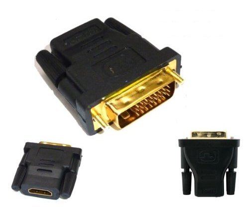 【vaps_3】HDMIメス-DVI24ピンオス 変換アダプタ 変換コネクタ アダプター 金メッキ HDMI DVI24+1ピン 送込の画像1