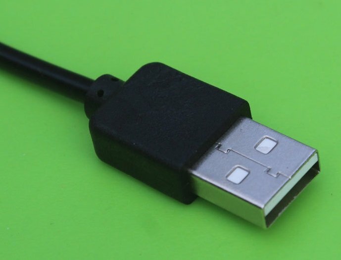 【VAPS_1】USB電源ケーブル USBオス→DCジャックオス(3.5/1.35mm) ブラック 1m 送込の画像3