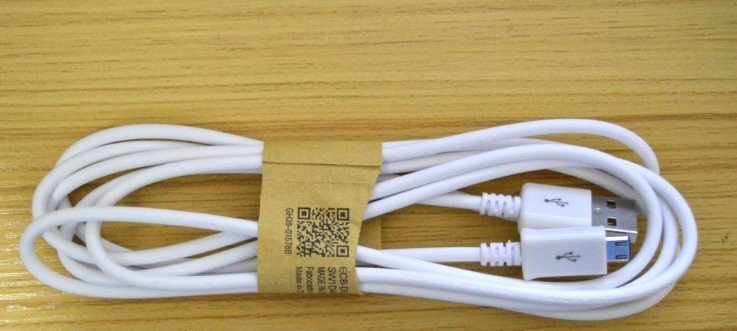 【vaps_3】microUSBケーブル 約1m ホワイト V-MICRO 送込の画像2