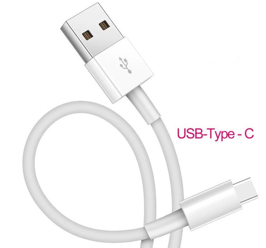 【vaps_7】USB Type-Cケーブル 1m 2A 《ホワイト》 急速充電 タイプC USBケーブル 送込_画像3