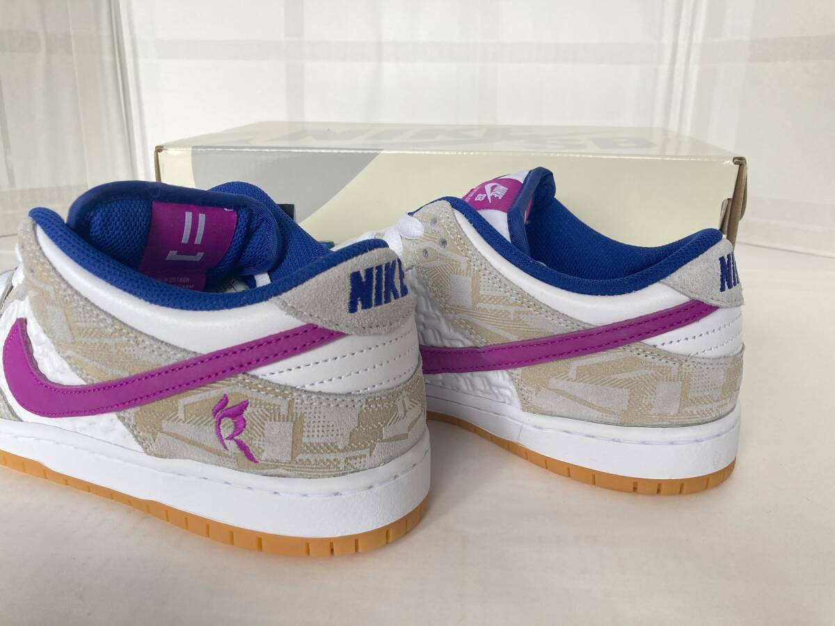 【新品未使用 26.5cm】Rayssa Leal Nike SB Dunk Low PRM Pure Platinum and Vivid Purple ライッサ レアウ ナイキ ダンク ロー_画像3