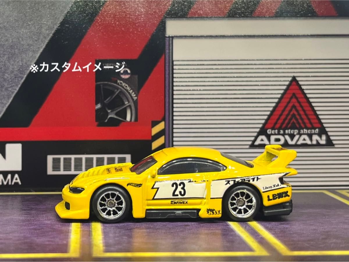 1/64 カスタムホイール　3台分　メッキ仕様　CE28風　シルバー　ホットウィール等のミニカーに！