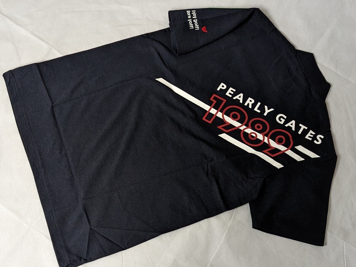 ★最新出品 新品正規品 PEARLYGATES/パーリーゲイツ メンズベアカノコ 半袖ハイネックカットソー size5(L) 日本製の画像7