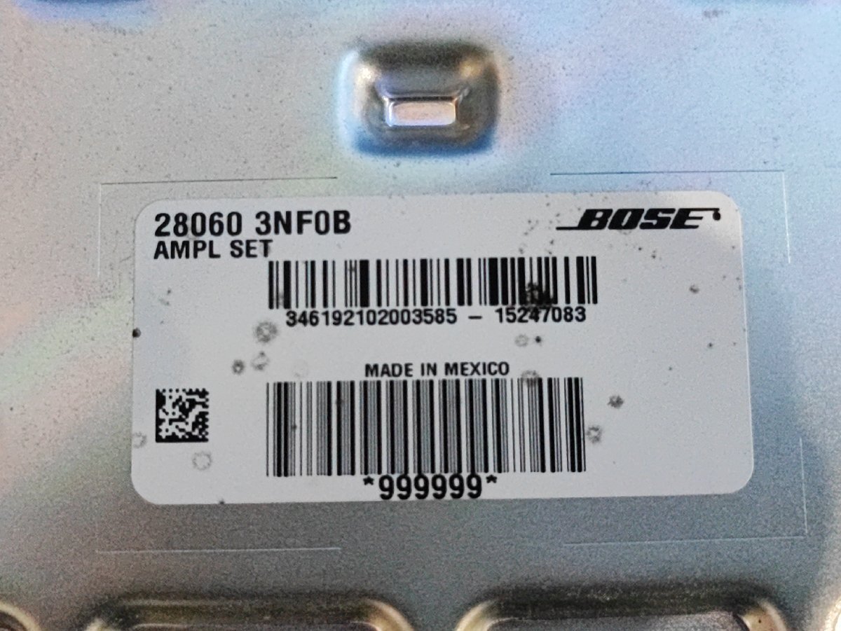 * audio amplifier speaker BOSE Bose leaf ZAA-AZE0