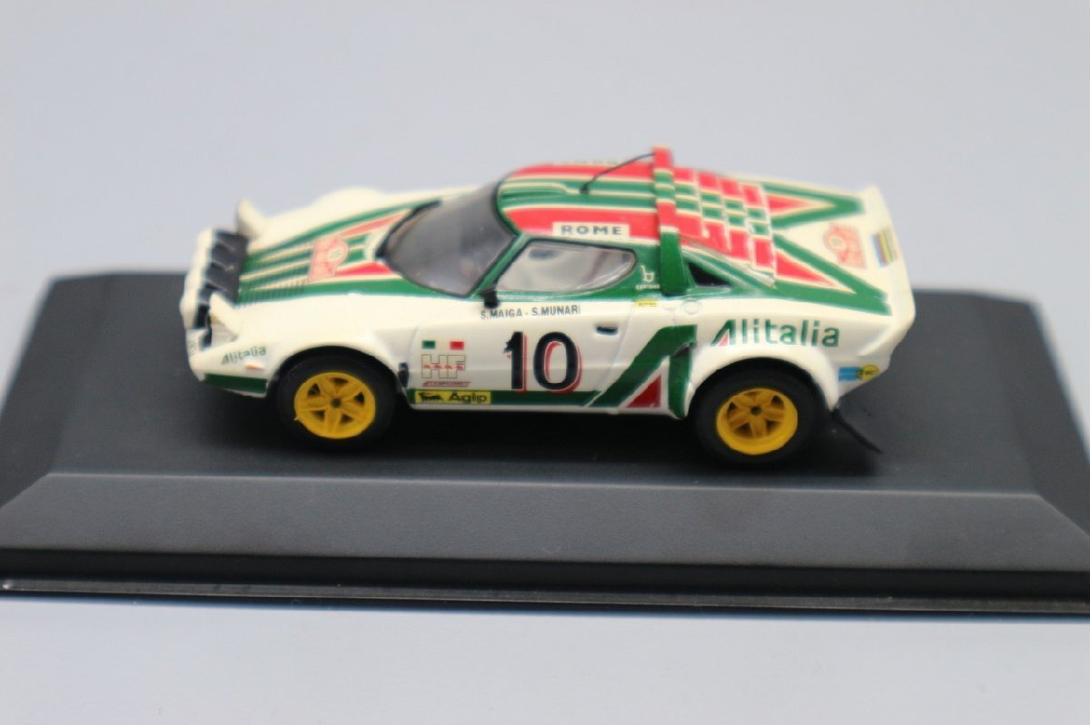 1/43 MINICHAMPSミニチャンプス Lancia Stratos Alitalia #10 1st 優勝Monte Carlo モンテカルロ1976 231120SD0048の画像6